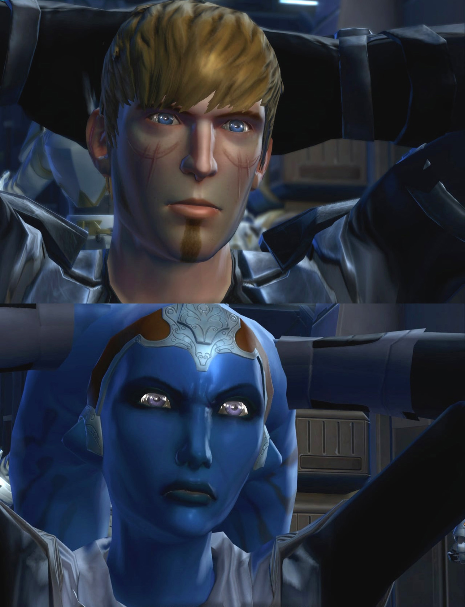 Both Torian and Vette plead for the Commander to kill Vaylin before their deaths.