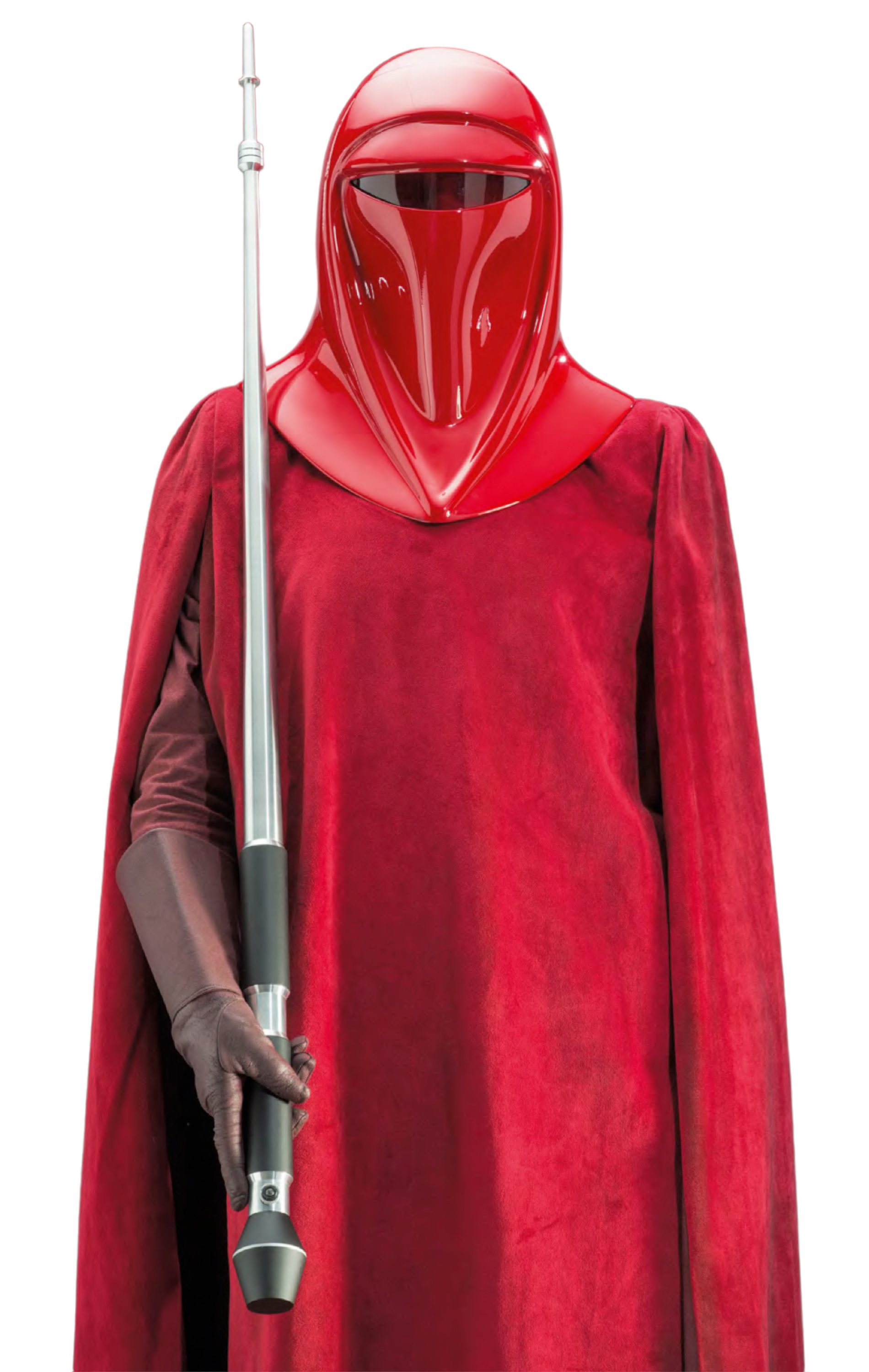 Royal Guards wore red robes and armor, and were armed with force pikes.