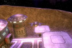 Station Gamma landing
