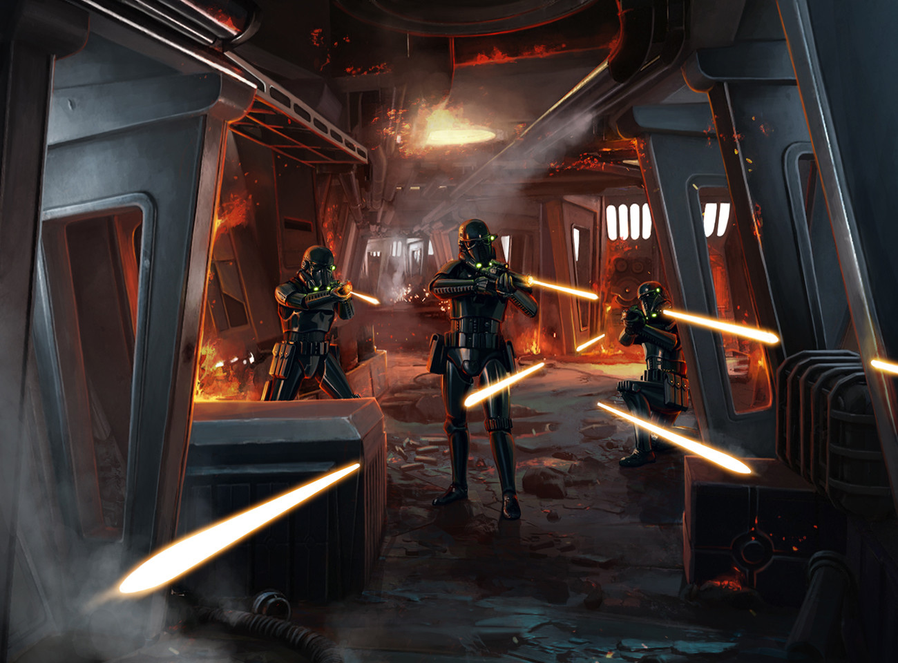 Death troopers operated in small groups.