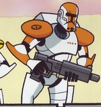 Orange clone trooper cheap