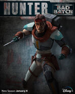 Hunter character poster