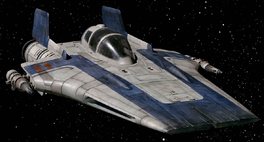 An RZ-2 A-wing interceptor