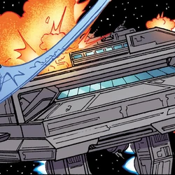 Unidentified pirate frigate