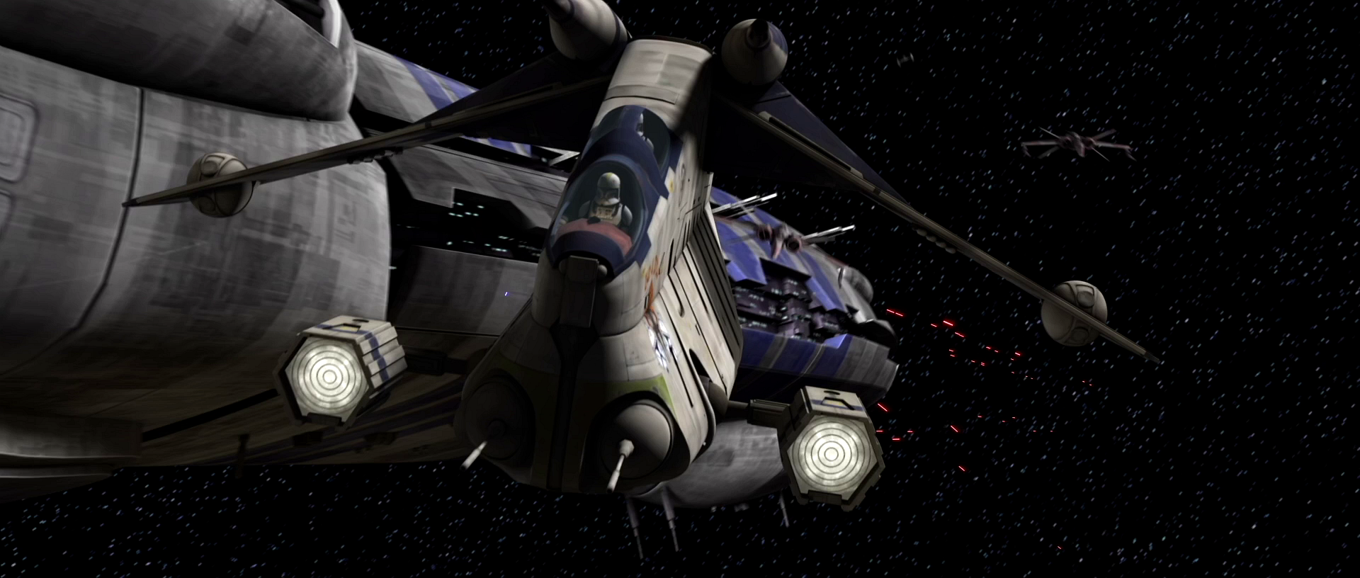 Plo's Bros gunships deployed at the Battle of Lola Sayu