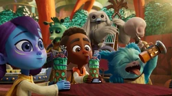 ハップのカフェで飲食する、、