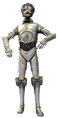 RA-7 protocol droids made during the early Clone Wars had bodies of 3PO plating.