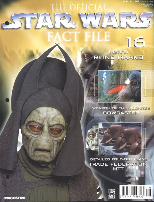 The Official Star Wars Fact File 16 appearance in Common Appearance