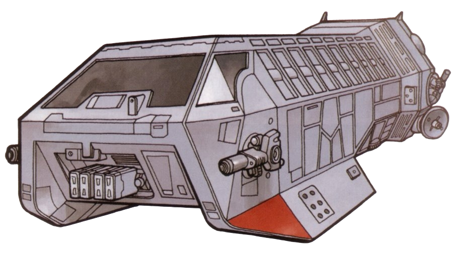 A Gamma-class assault shuttle, the base of the LPC