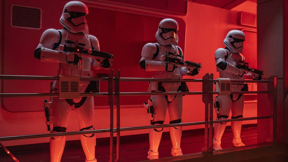 First Order stormtroopers aboard the Halcyon