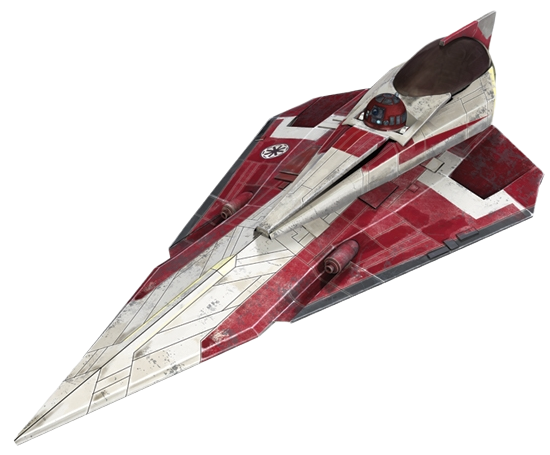 Obi-Wan Kenobi's Delta-7B Aethersprite-class light interceptor appearance in Common Appearance