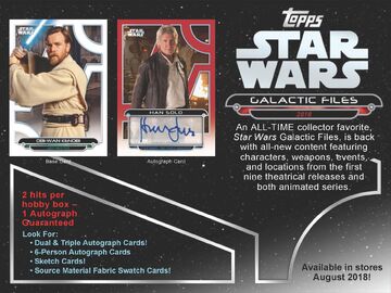 Topps - スケッチカード Topps Star Wars Galactic Files 2018 Topps Star Wars Galactic Files Checklist, Set Info