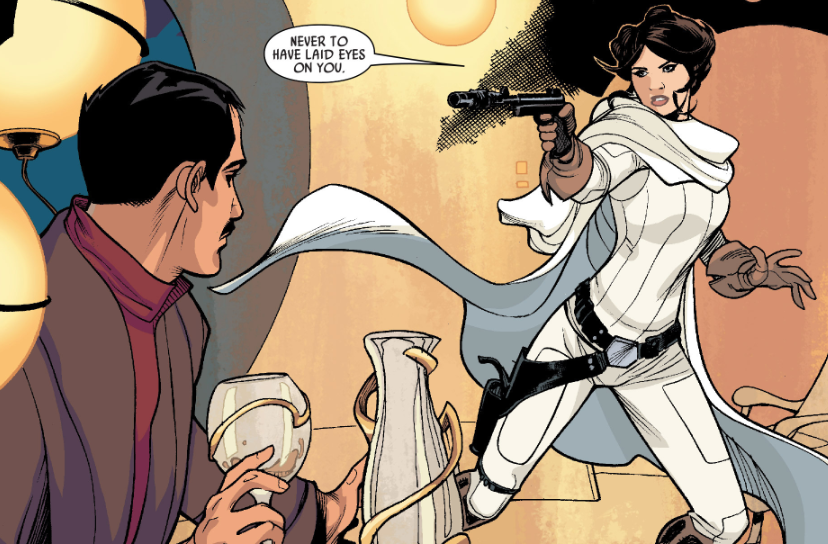 Organa confronted Junn after he betrayed her.