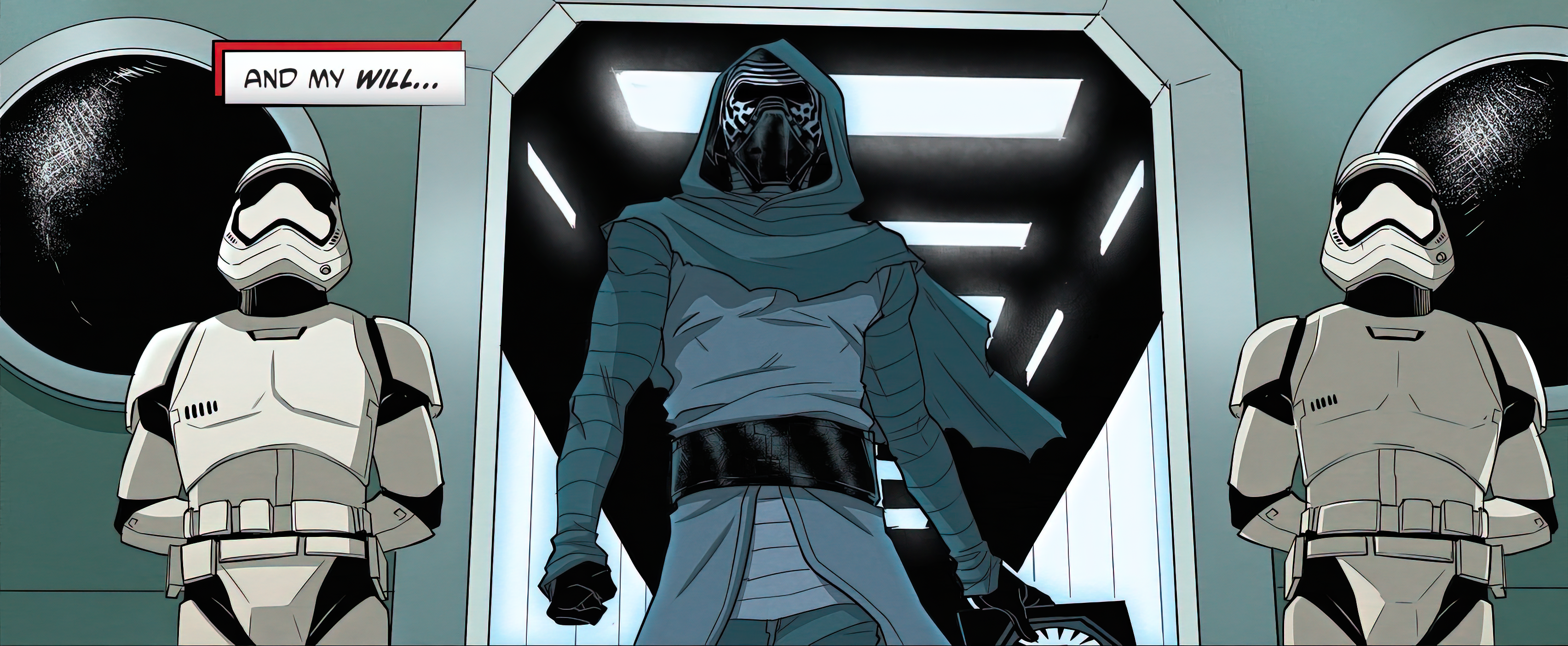 Kylo Ren, the grandson of Darth Vader, assassinated his master and became the new Supreme Leader of the First Order.