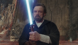 Luke Skywalker on Crait