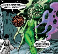 The Bedlam Spirits encounter Leia Organa.