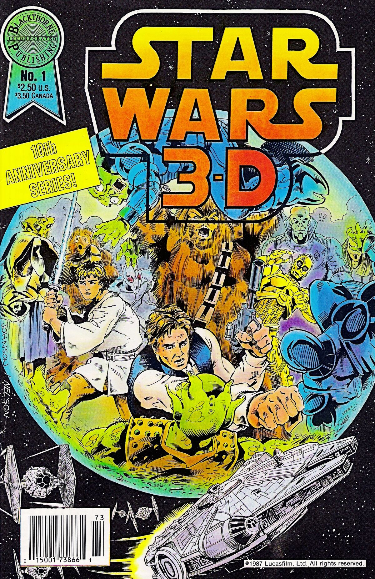 The DarkStryder Campaign Cover (Star Wars RPG, West End Games), in Steve N.  Comic/Fantasy Art's 3 - HORROR & SCI-FI .. Hoover, Moeller, Myrfors  et al. Comic Art Gallery Room