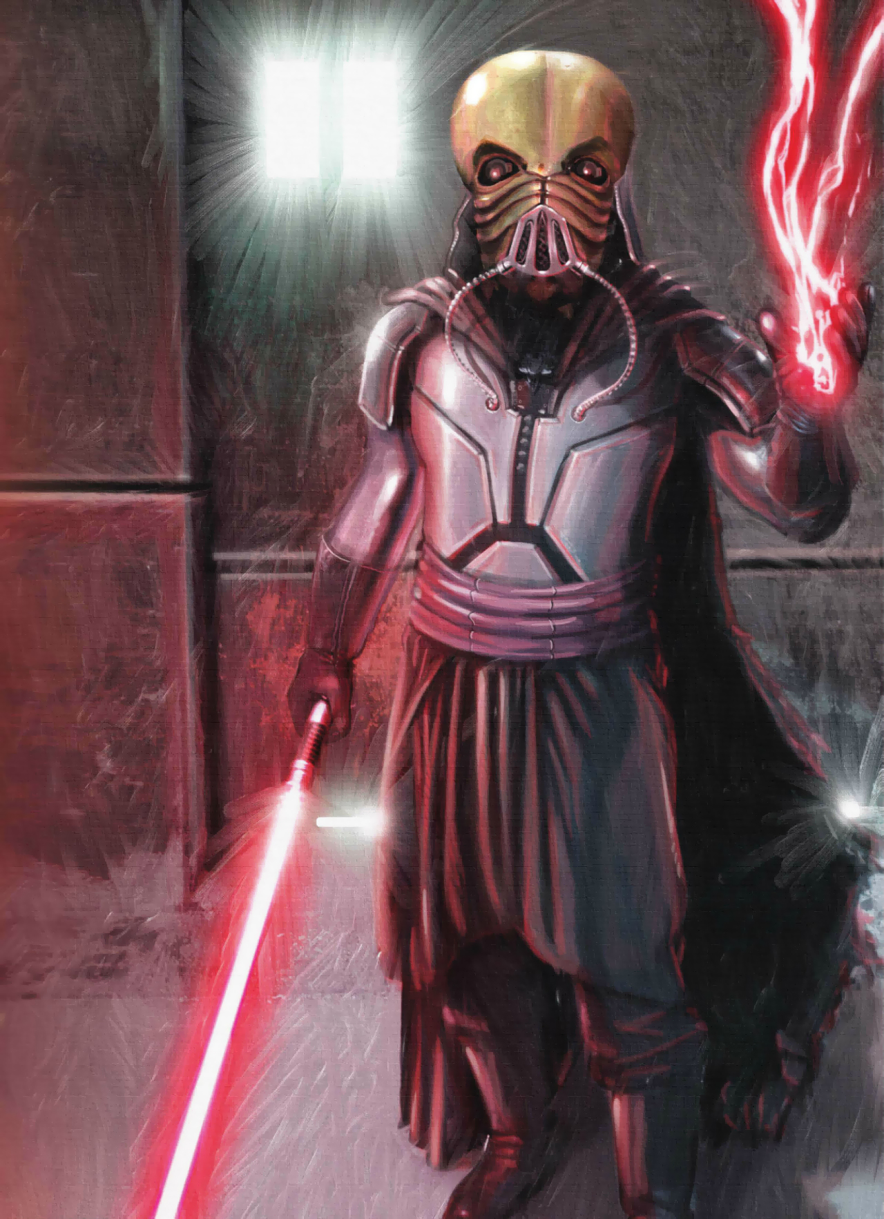 Darth Tenebrous's lightsaber appearance in Common Appearance