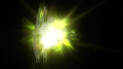 Gravestone explodes