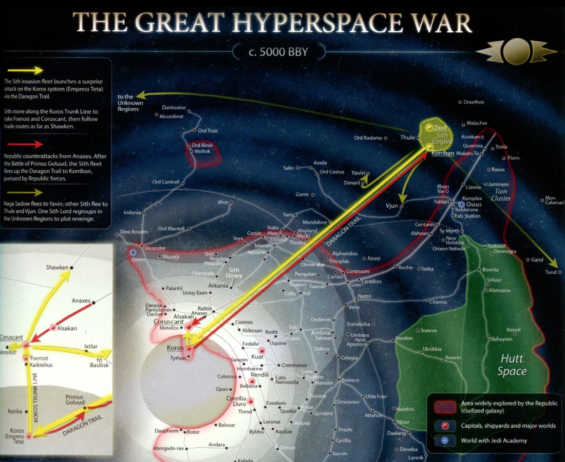 Military movements in the Great Hyperspace War.