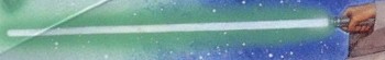 Lorana Jinzler's lightsaber appearance 