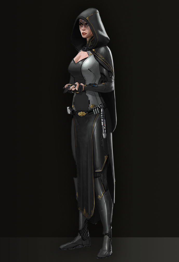 Concept art of Vaylin in Knights of the Eternal Throne