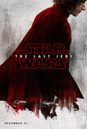 Adam Driver Kylo Ren The Last Jedi Teaser Poster