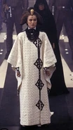 White travel robe (worn by Cordé)