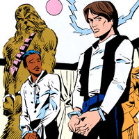 Lando and Han captive