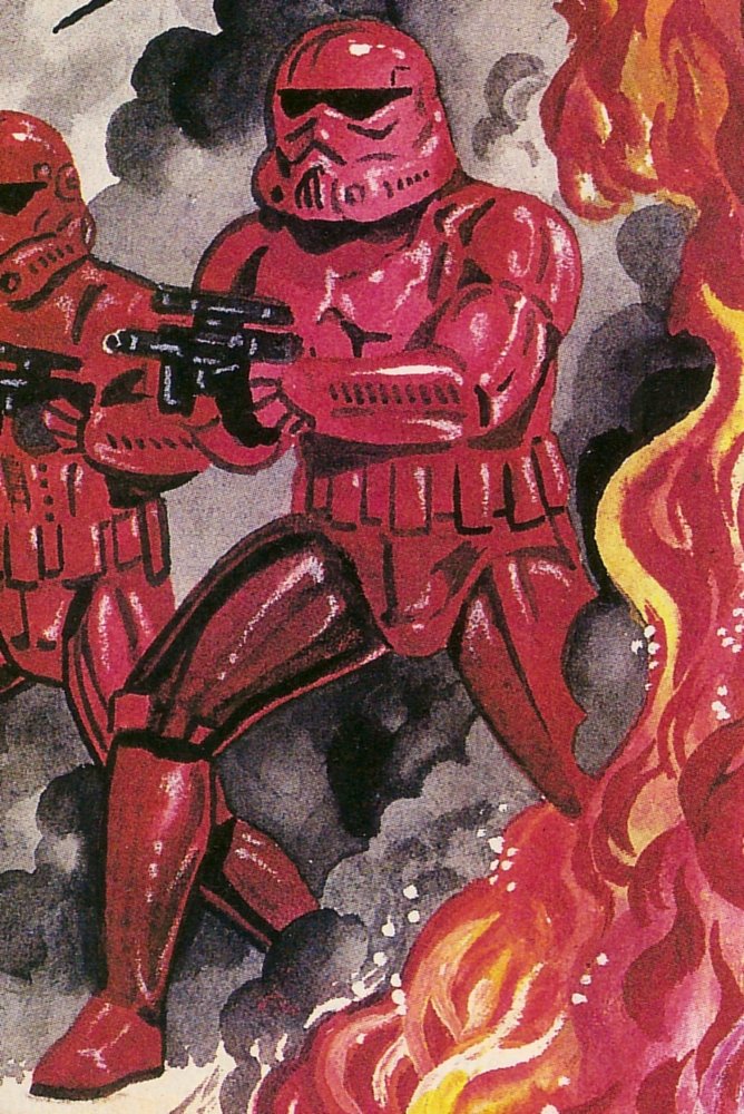 Stormtroopers during the infiltration of Epsilon Nine.