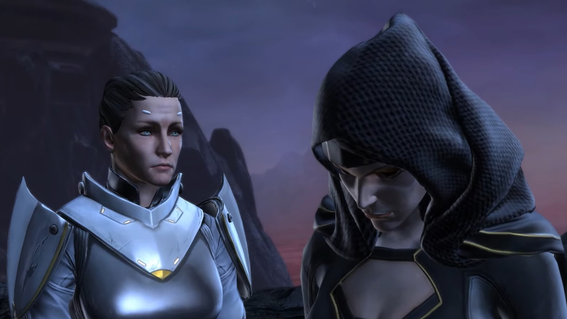 Senya apologizes to Vaylin inside Satele Shan's mindscape.