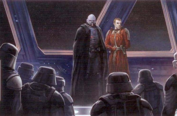 Darths Malgus and Angral brief their forces.