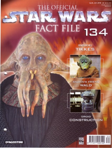 The Official Star Wars Fact File 134 appearance in Common Appearance