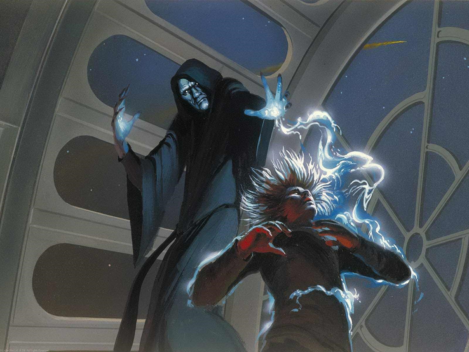 Concept art of Darth Sidious by Ralph McQuarrie