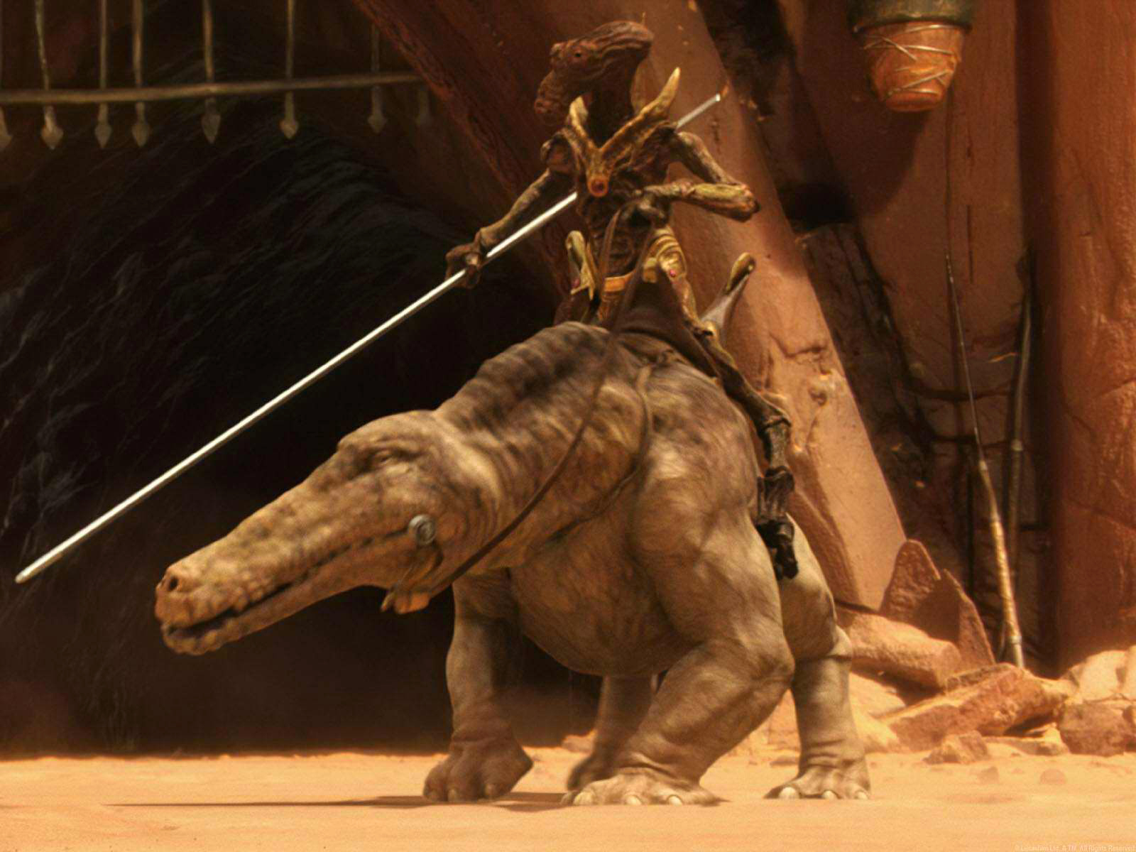 An orray in the Geonosis arena.