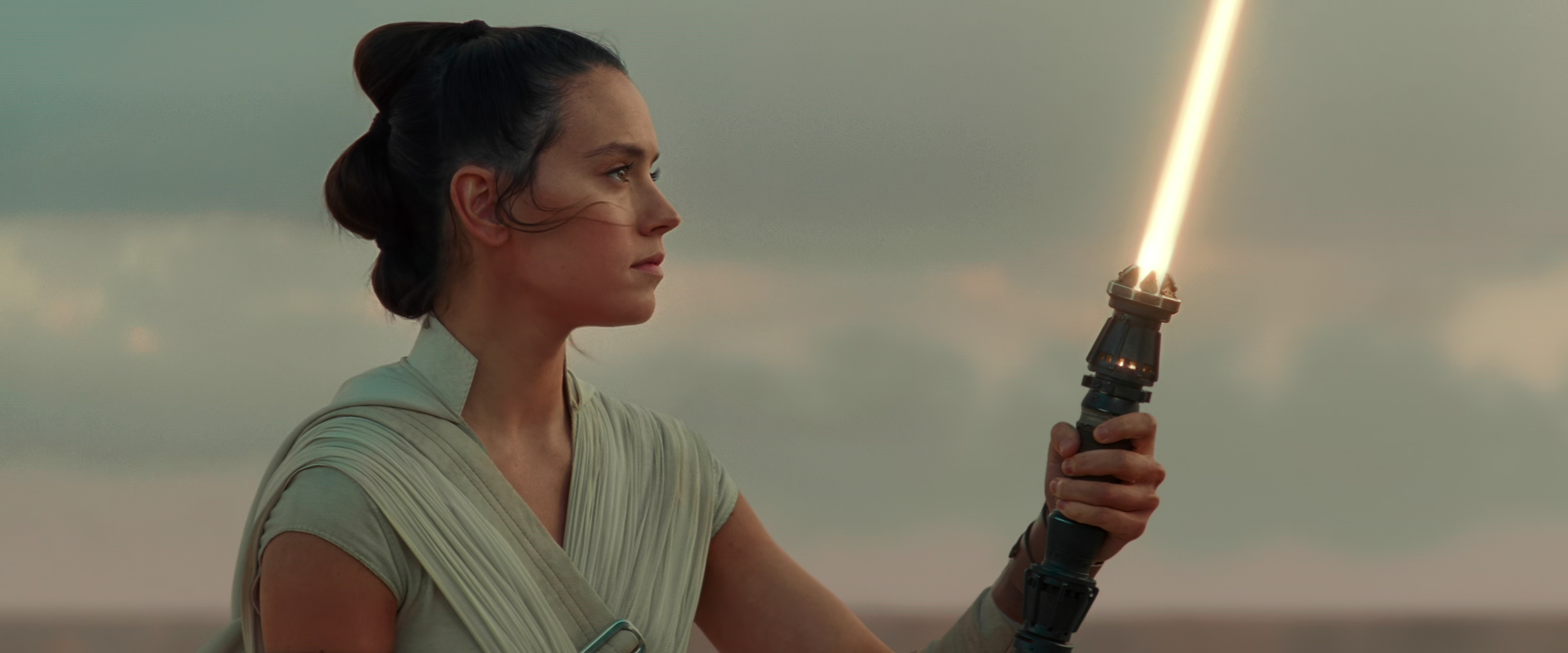 Rey returned to the home planet of her former masters to honor their legacy