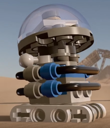 SN-1F4 appeared in LEGO form in LEGO Star Wars: The Force Awakens.