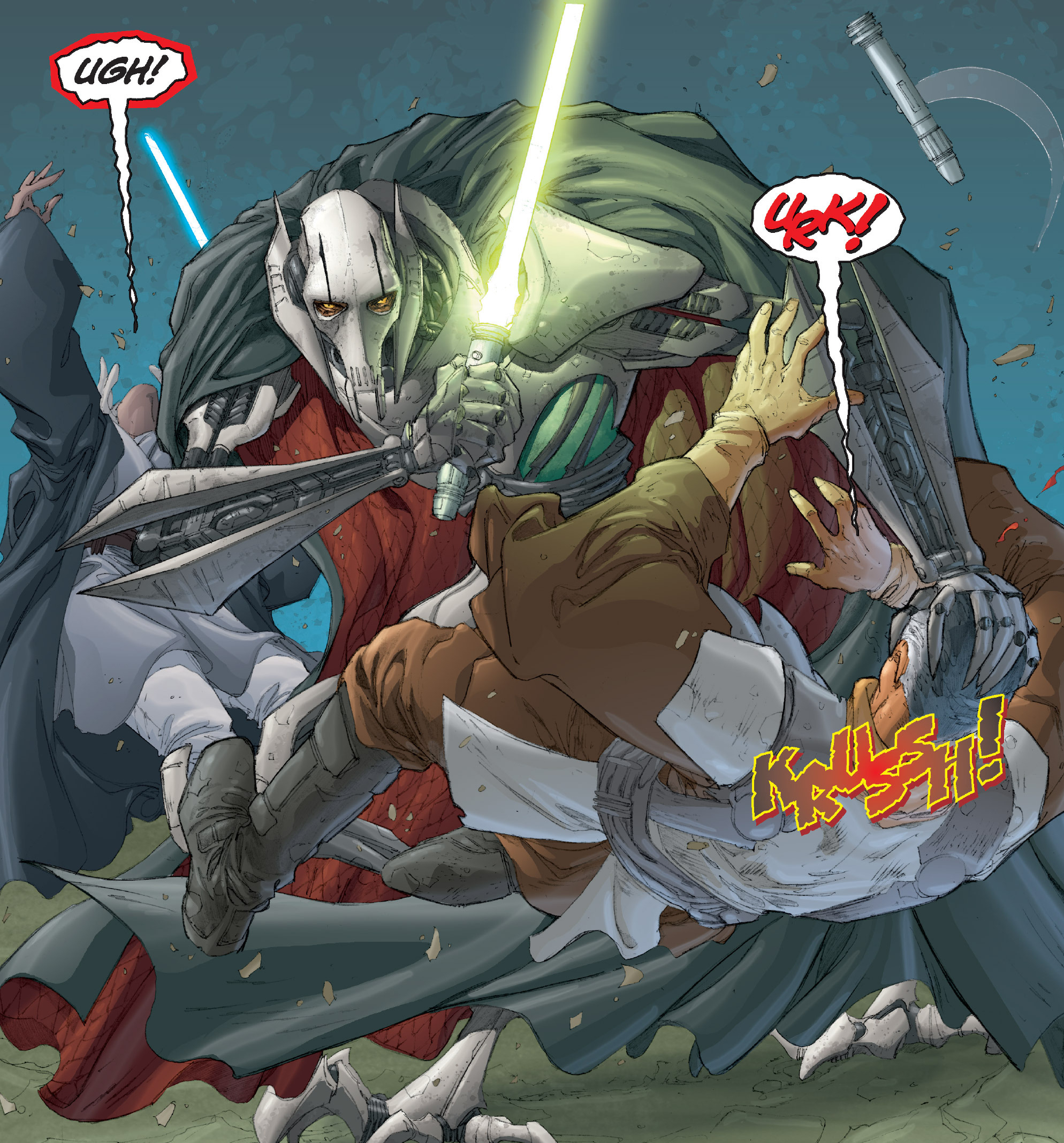 Soon Bayts is killed by Grievous on Boz Pity.