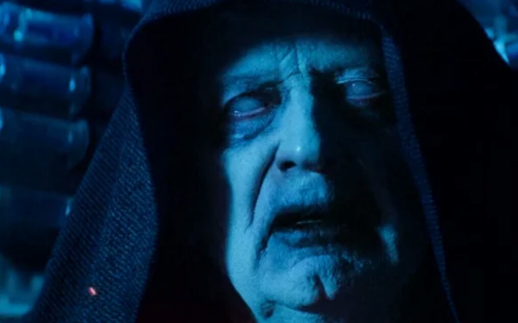 Sidious transferred his soul into a clone modeled on his original body.