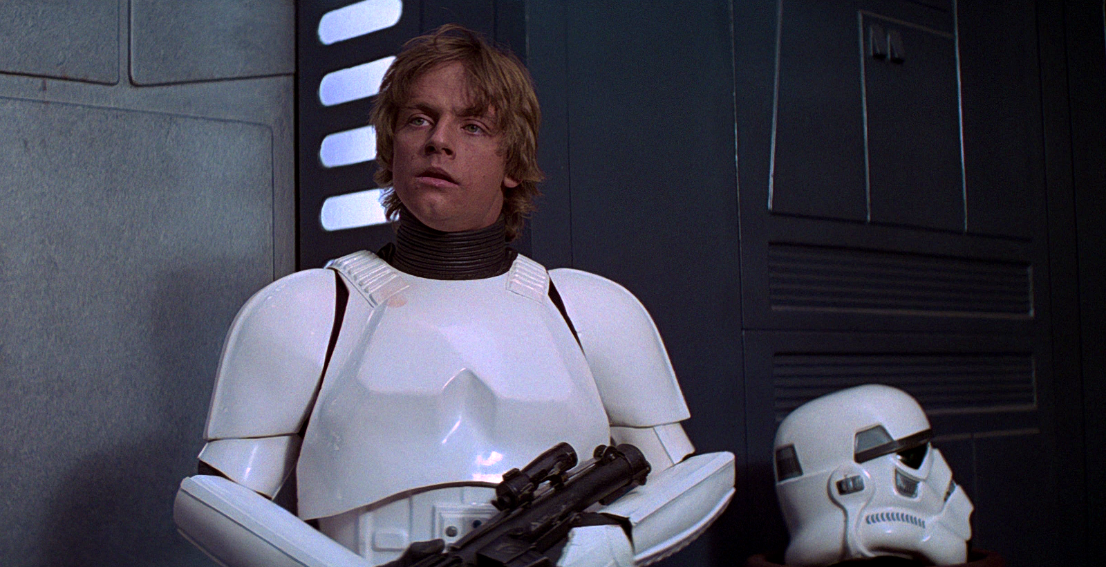 Luke Skywalker wore TK-421's armor as a disguise.