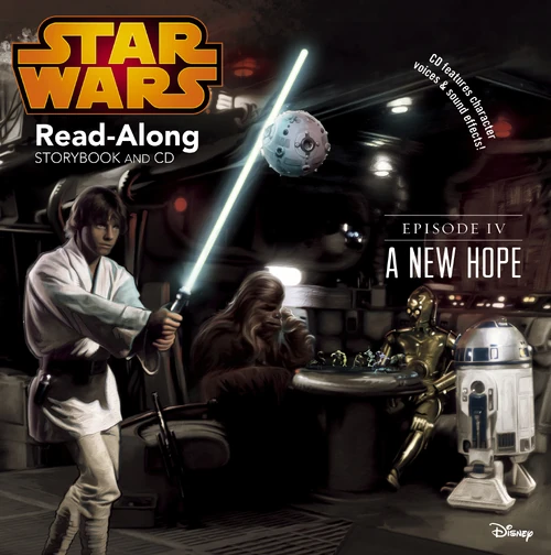 A New Hope Read-Along Storybook and CD Cover
