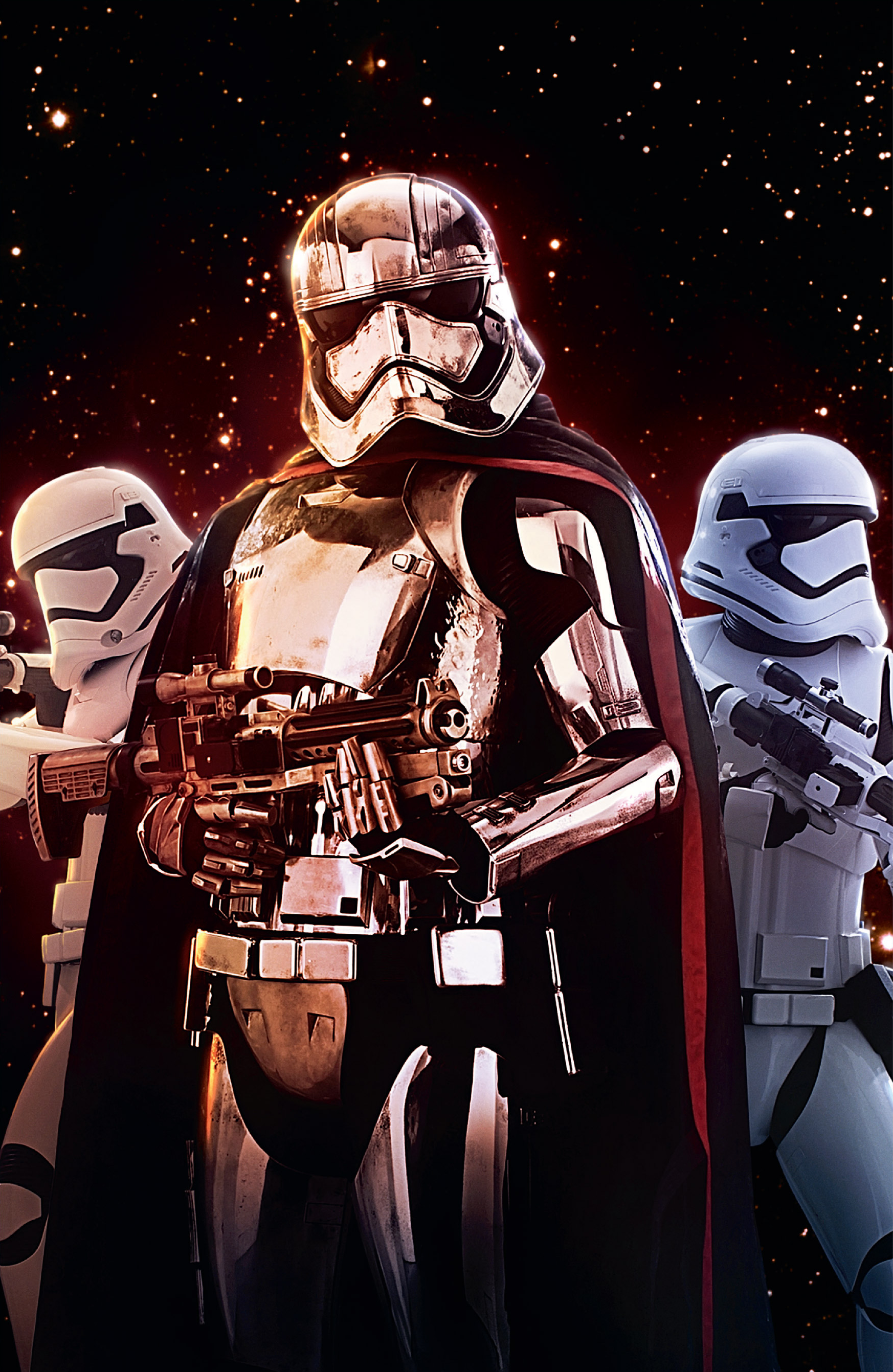 Phasma joined the ranks of the First Order, which she thrived within as the eventual leader of its stormtrooper training program.