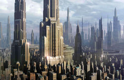 Coruscant skyscrapers