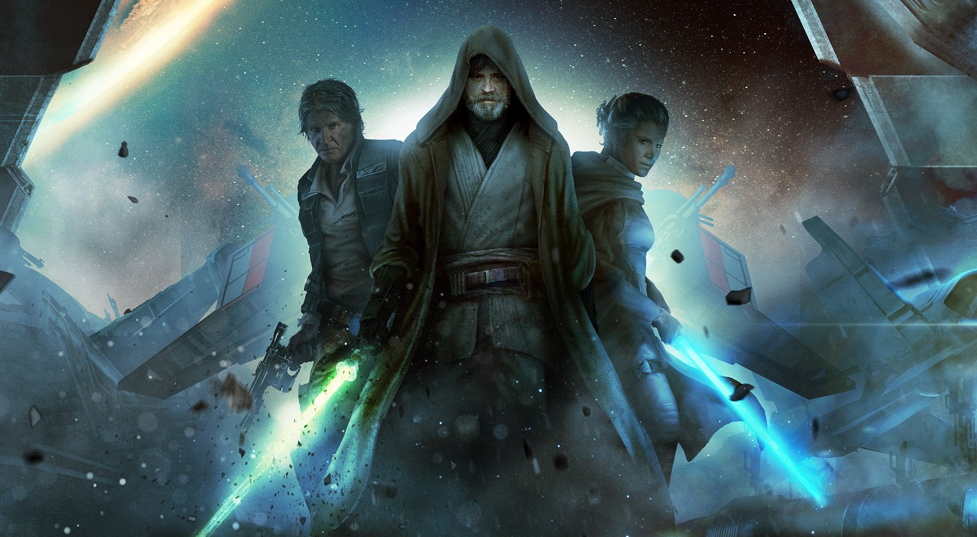 Luke Skywalker, Leia Organa Solo, and Han Solo entered a mysterious monolith, but they failed to find Mortis or the dagger that could destroy Abeloth.