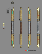 Jedi Temple Guard lightsaber pike concept art