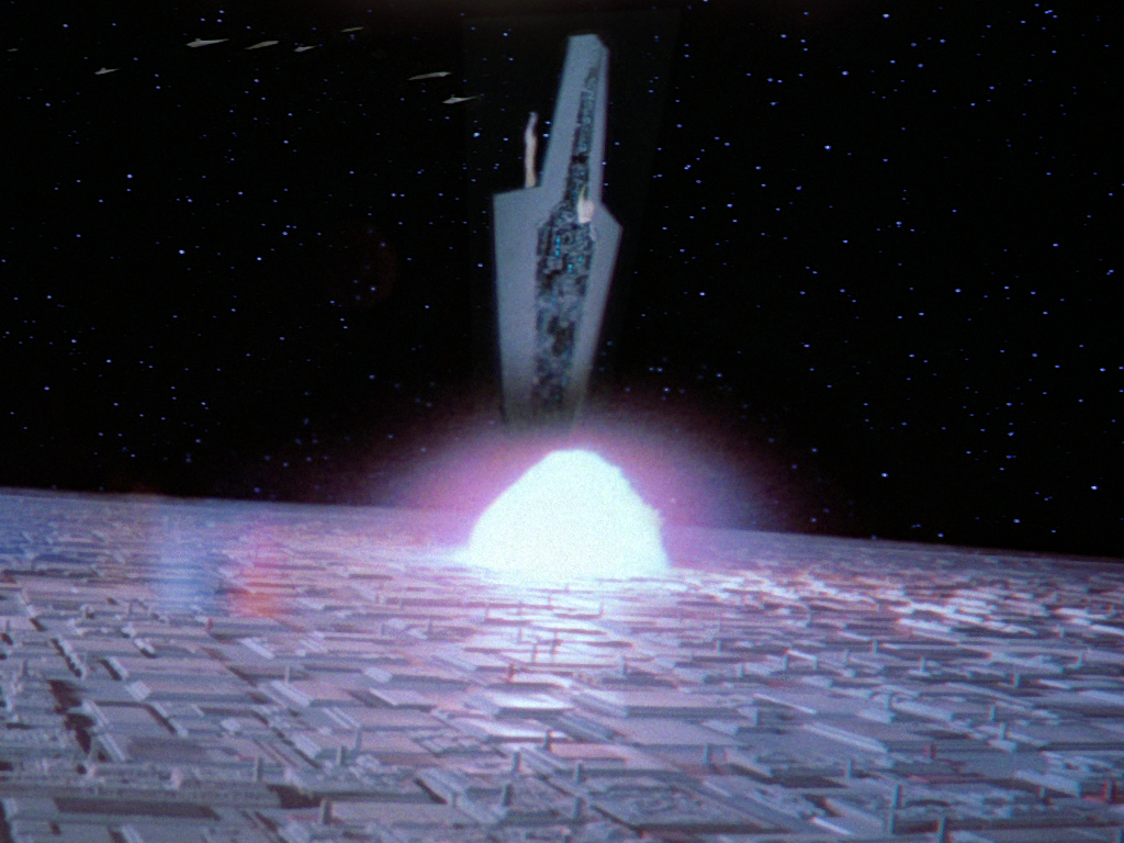 Crynyd's last action during the Battle of Endor was crashing his A-Wing into the command bridge of the Executor, causing the massive Star Destroyer to smash into the Death Star.