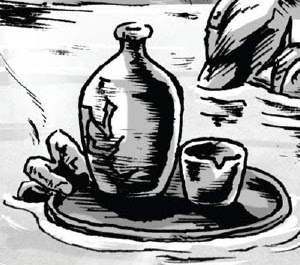 Sake appearance 