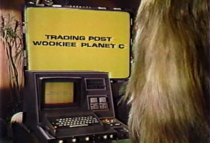 The trading post designation appears on Mallatobuck's computer screen.