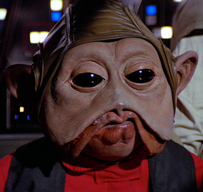 Rebel pilot Nien Nunb was awarded the Kalidor Crescent following the Battle of Endor.