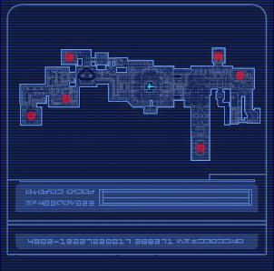 A map of the weapons depot